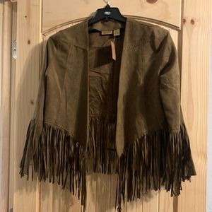 Wrangler fringe blazer